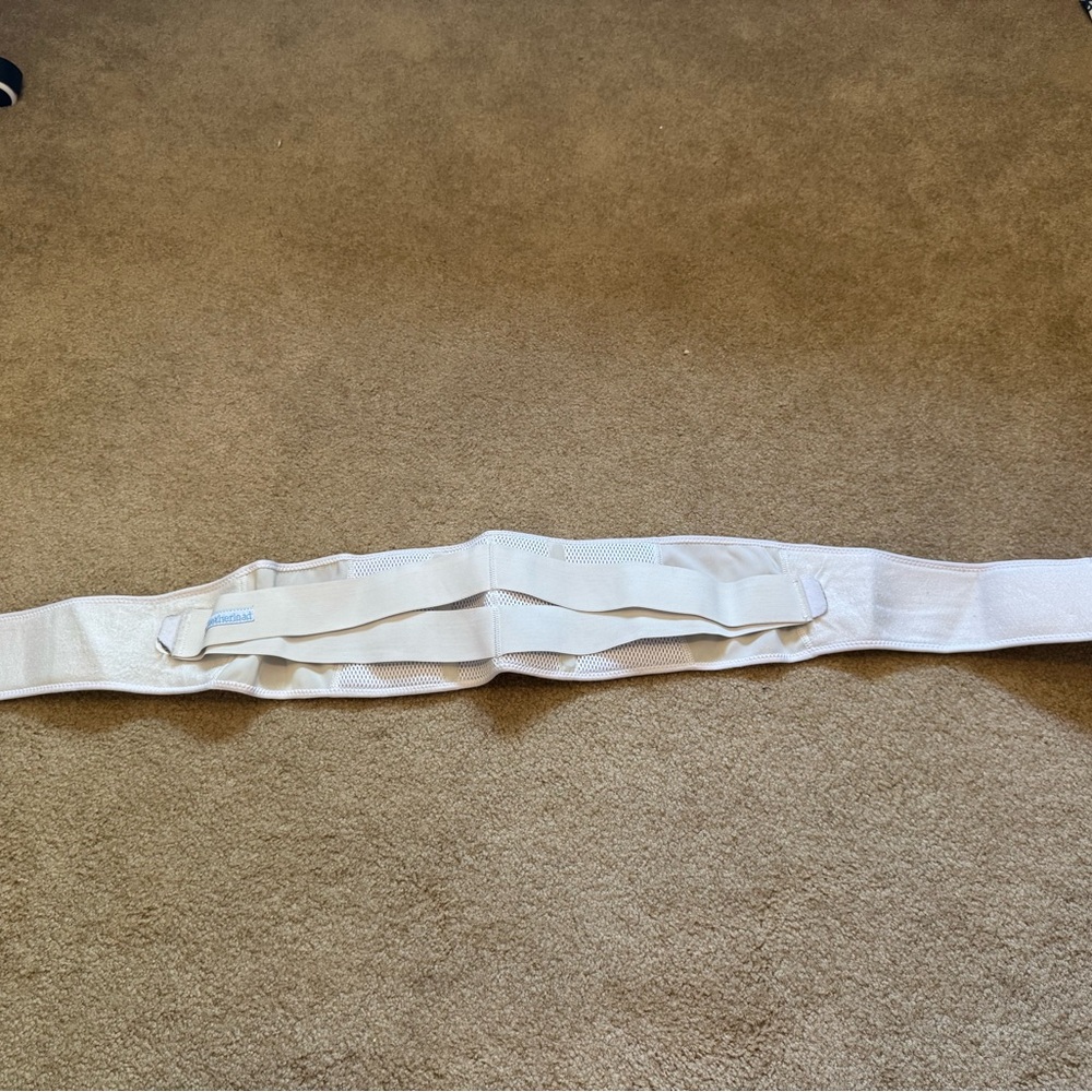 White Pregnancy Belly Support Belt